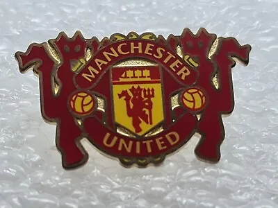 Manchester United Classic Red Devil's Pin Badge MUFC Man Utd Man U Rare Vintage  • £9.99