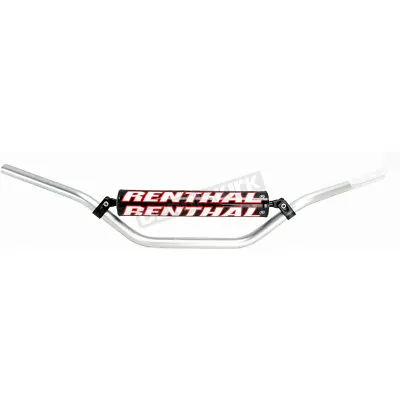 Renthal Silver 7/8 In. Enduro High Off-Road Handlebar - 61301SI05006 • $95.81