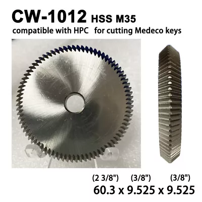CW-1012 Inch HSS M35 Compatible With HPC Key Cutting Machine For Medeco Cam Lock • $72