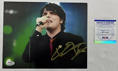 GERARD WAY SIGNED 8x10 PHOTO MY CHEMICAL ROMANCE SINGER AUTOGRAPH PSA COA • $1275