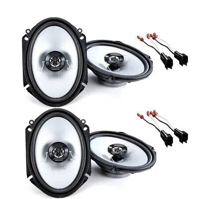 KENWOOD KFC6866S 6x8  Coaxial Front/Rear Speakers Kit For 1999-2014 Ford F-150 • $109.99