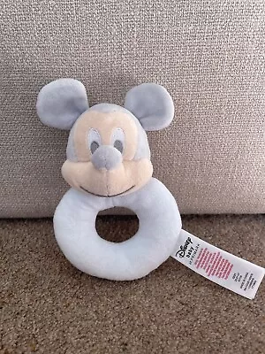 Disney Primark Mickey Mouse Baby Ring Rattle • £3.95