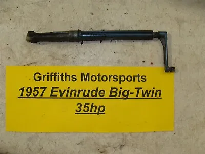 1957 EVINRUDE 35hp BIG-TWIN Outboard Motor Throttle Shaft Link Rod Linkage • $24