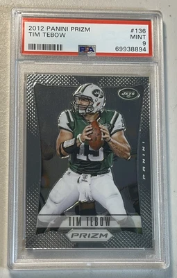 $2.13 • Buy Tim Tebow Pop 6 2012 Panini Prizm PSA 9 Mint #136 Base Jets Broncos 5 Higher