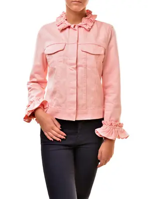 J BRAND Womens Jacket Classic Stylish Elegant Denim Pink Size XS SR4005T142  • $69.68