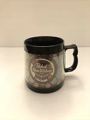 Vintage Pabst Blue Ribbon Beer Thermo~Serv 8 Oz Plastic Cup/ Mug Made In The USA • $12.99