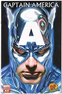 Captain America #34 Dynamic Forces Variant Signed Alex Ross Df Coa Marvel Movie • £69.95