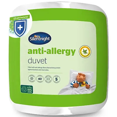 Silentnight Anti Allergy Duvet Single Double King Super King All Togs Pillowcase • £19.99