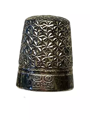 Charles Horner Dorcas Silver Thimble Size 9 • £4.99