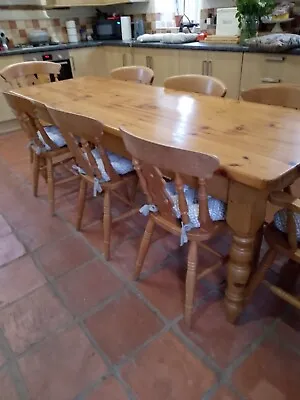 Farmhouse Style Dining Table And Chairs • £450