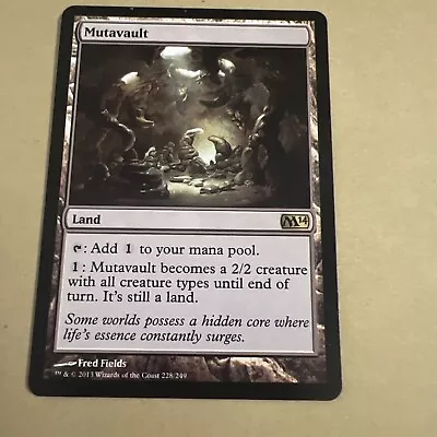 Mutavault-magic 2014- Mtg- Magic The Gathering • $13.56