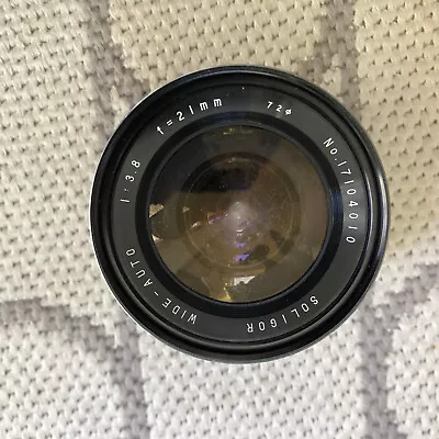 RARE Soligor Wide-Auto 21mm F/3.8 M42 SLR/DSLR/Mirrorless Pentax Nikon Cannon • $100