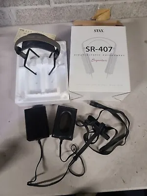 $395 • Buy STAX SR-407 Electrostatic Ear Speakers Condenser Headphones Used From Japan