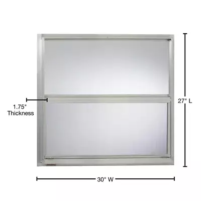 30X27 Inch Mobile Home Single Aluminum Window And Screen Slides Up               • $137.77