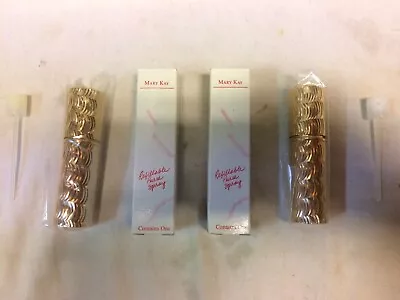 2 New Vintage Mary Kay Spray .75oz Travel Purse Size Metal/Glass Bottles • $12.99