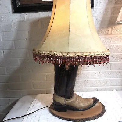 Cowboy Boot Lamp Vintage • $75