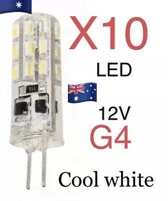 10X G4 LED Light Cool White Corn Globes Bulbs DC 12V Car Truck Boat Caravan Aus • $13.59