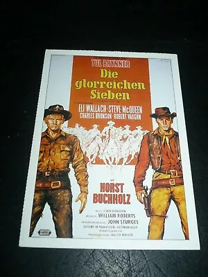 THE MAGNIFICENT SEVEN [1960] Film Card [Yul Brynner Steve McQueen C Bronson] • $2.50