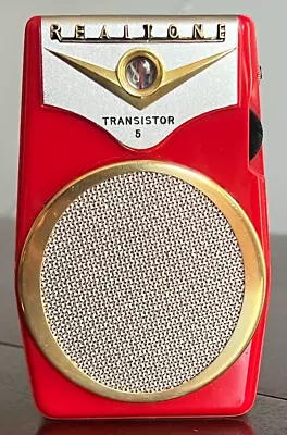 Super Rare 1958 Realtone TR-666 Transistor Radio... Mint & Works Great… Vintage. • $1295