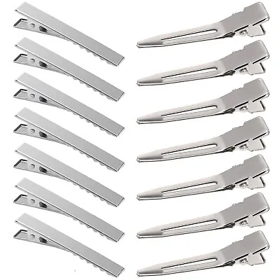 Rustproof Metal Hair Clips Duck Bill Clips Hair Extensions Coloring Hairpins Pin • £3.13