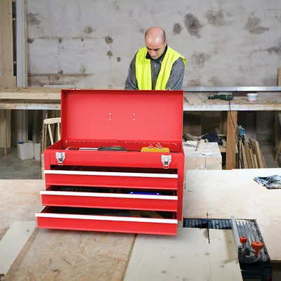 Portable Tool Chest Box Storage Cabinet Garage Mechanic Organizer 3 Drawers New • $79.99