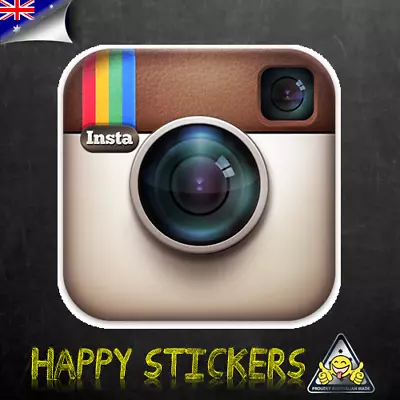 Instagram Luggage Bumper Car Bike Fridge Guitar Skateboard Vinyl Decal Sticker • $2.99