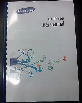 £15.98 • Buy Samsung Galaxy Tab 2 10.1 P5100  Full Printed User Manual Instructions 150 Pages