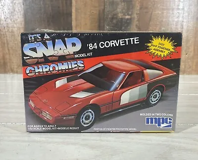 MPC 6449 1/32 Scale Snap Together Chromies 1984 Chevy Corvette Plastic Model Kit • $17.99