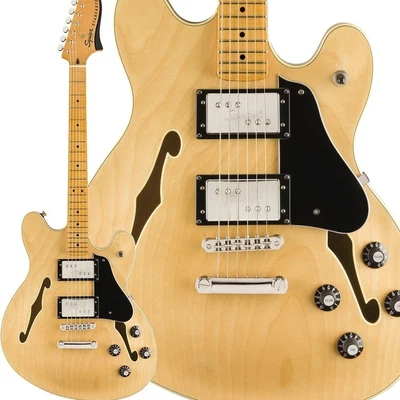 $532 • Buy Squier By Fender Classic Vibe Starcaster Maple Fingerbaord Natural