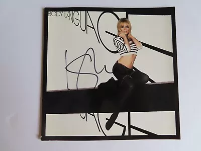 Signed Autographed CD Booklet Kylie Minogue - Body Language • $11.99