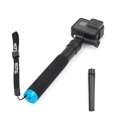 New Handheld Selfie Stick+Tripod Mount+Phone Clip+Strap For GoPro Hero 7 6 5 4 • $31.58