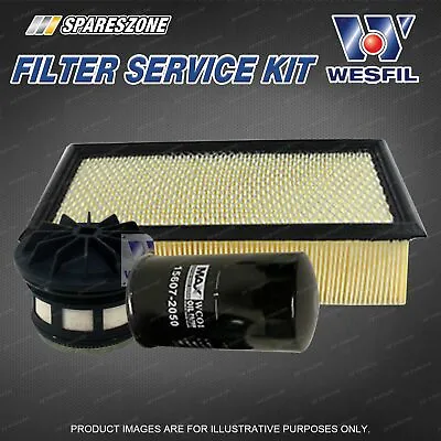 $101.32 • Buy Wesfil Oil Air Fuel Filter Service Kit For Ford F250 F350 RM RN 7.3L V8 TD 01-07