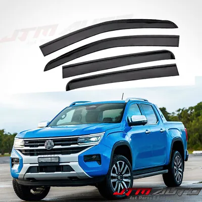 Weathershields Window Visors Weather Shields To Suit Volkswagen VW Amarok 2023+ • $58.49