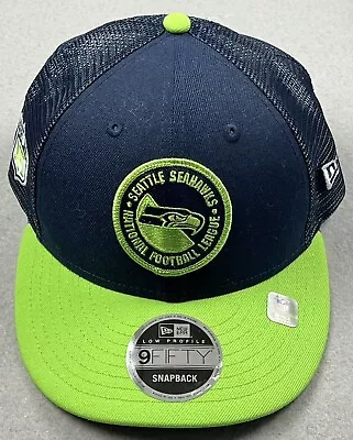 NEW ERA 9Fifty Seattle Seahawks 2023 Sideline Low Profile Snapback Hat New • $31.50