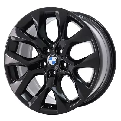 19  Bmw X5 Wheel Rim Factory Oem 71440 2011-2015 Gloss Black • $355.50