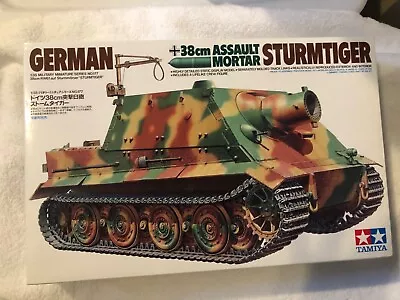 Tamiya 1/35 German WWII Sturmtiger + 3 Eduard PE Sets #35177 • $57.99