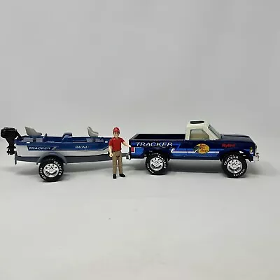 Vintage Nylint Bass Tracker In Bass Pro Shops Truck Trailer Boat & Fisherman • $29.99