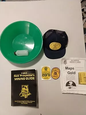 Vintage Gold Prospectors Association America Panning Mining Kit Guide Hat GPAA • $39.50