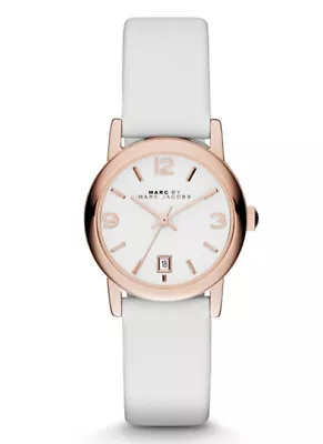 NEW Marc By Marc Jacobs MBM1401 White / Rose Watch NO BOX/NO BATTERY • $153.13