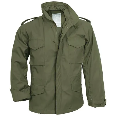 £70.95 • Buy M65 Field Jacket Military Coat Army Mens Combat Parka + Liner Surplus Olive Od
