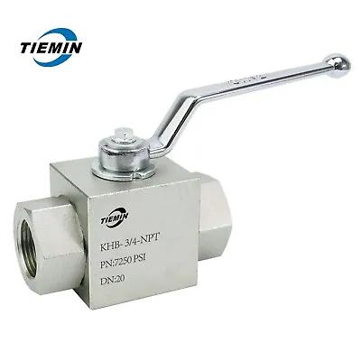 Hydraulic High Pressure 3/4'' NPT  7250 PSI 2 Way Steel Ball Valve • $35.99