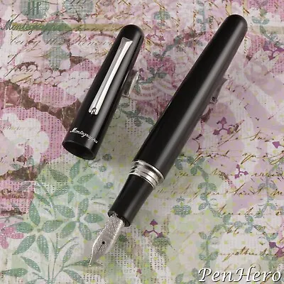 Montegrappa Elmo 01 Black Fountain Pen Medium • $225