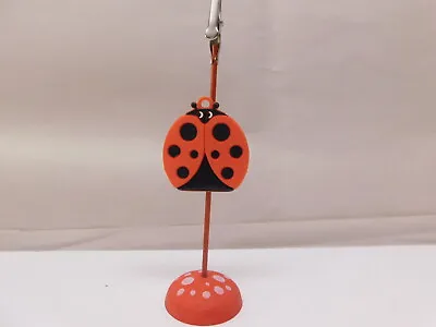 Lady Bug Memo Clip Holder Desktop Stand Alligator Clasp Card Recipe Notes  • $12.99