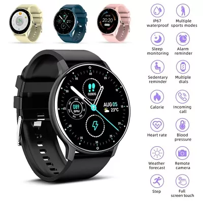 $41.99 • Buy Waterproof Bluetooth Smart Watch Heart Rate Fitness Tracker For IPhone Android