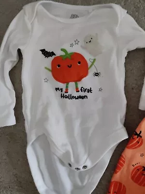 F&F Baby 3-6 Months Halloween Set Outfit • £2