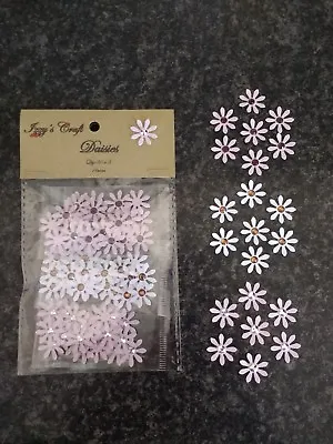 90 PAPER DAISY FLOWER CARD MAKING# 43CRAFT EMBELLISHMENTS Job A Lot Confetti • £1.89
