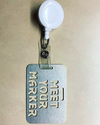 Stainless Steel X-RAY MARKERS PARKER Won’t BreakCrackBend Badge Holder New • $15