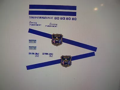 Kalamazoo TWP Michigan Police Vehicle Decals   1:24 • $13.97