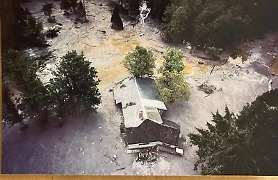 Mt St Helens Toutie River Home Eruption Disaster Washington Postcard 1980 • $8.98