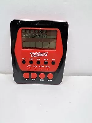 Hasbro Yahtzee Handheld Digital Game  Red/Black Classic Tested & Works • $7.99